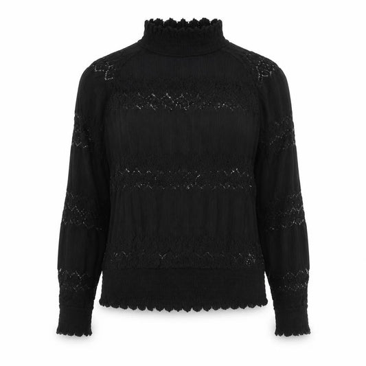 Womens UK Size 14 b.young Black Basic Blouse