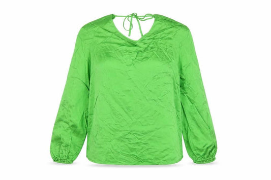 Womens UK Size 8 Autograph Green Basic Blouse