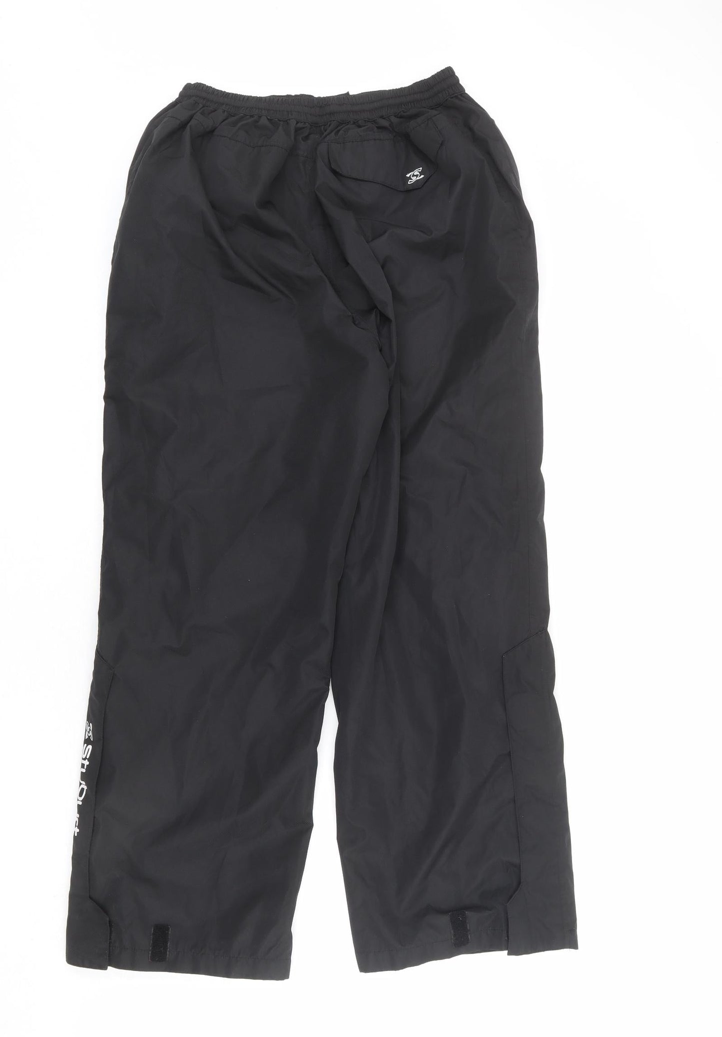 Stuburt Womens Black Herringbone Polyester Snow Pants Trousers Size 30 in L27 in Regular Zip