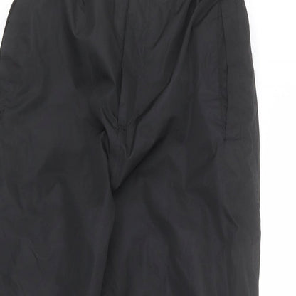 Stuburt Womens Black Herringbone Polyester Snow Pants Trousers Size 30 in L27 in Regular Zip