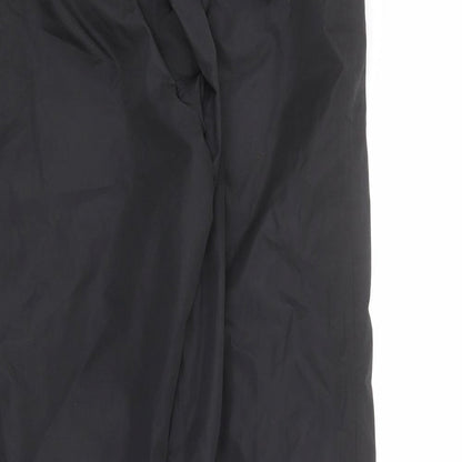 Stuburt Womens Black Herringbone Polyester Snow Pants Trousers Size 30 in L27 in Regular Zip