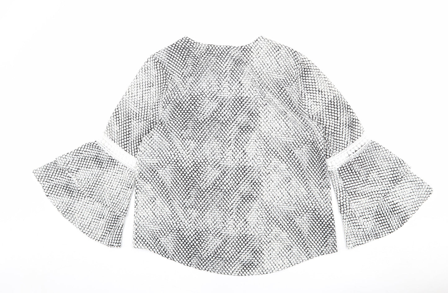 Womens UK Size L Izabel London White Jersey Blouse