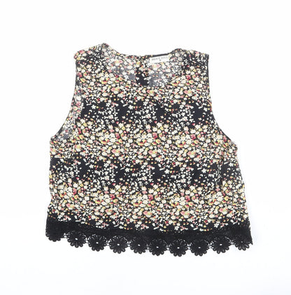 Womens UK Size M Brave Soul Multicoloured Basic Tank
