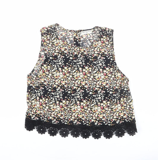 Womens UK Size M Brave Soul Multicoloured Basic Tank