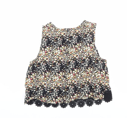 Womens UK Size M Brave Soul Multicoloured Basic Tank