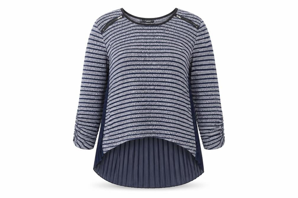 Womens UK Size 12 Quiz Blue Pullover Jumper