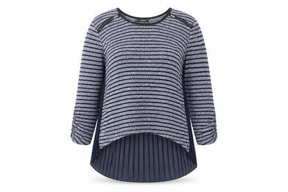 Womens UK Size 12 Quiz Blue Pullover Jumper