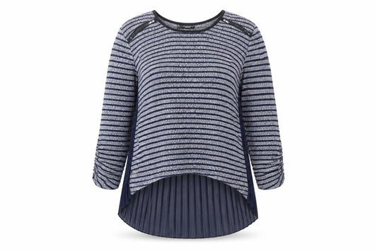 Womens UK Size 12 Quiz Blue Pullover Jumper