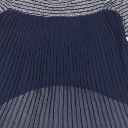 Womens UK Size 12 Quiz Blue Pullover Jumper