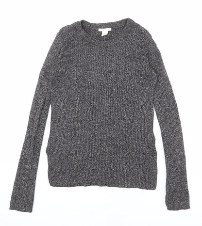 Womens UK Size XS H&M Grey Pullover Jumper