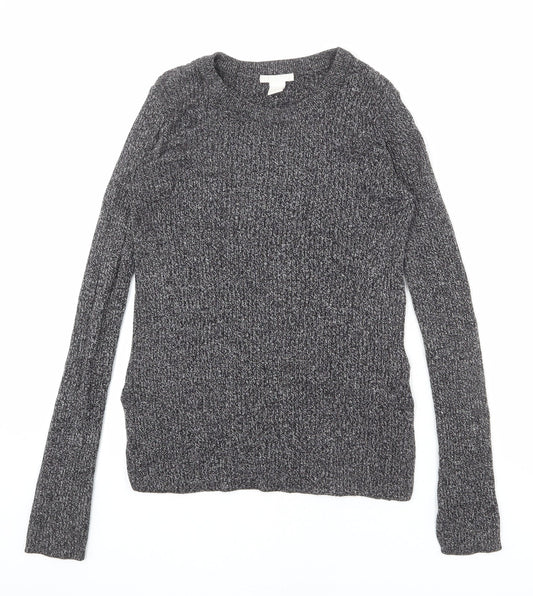 Womens UK Size XS H&M Grey Pullover Jumper