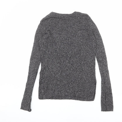 Womens UK Size XS H&M Grey Pullover Jumper