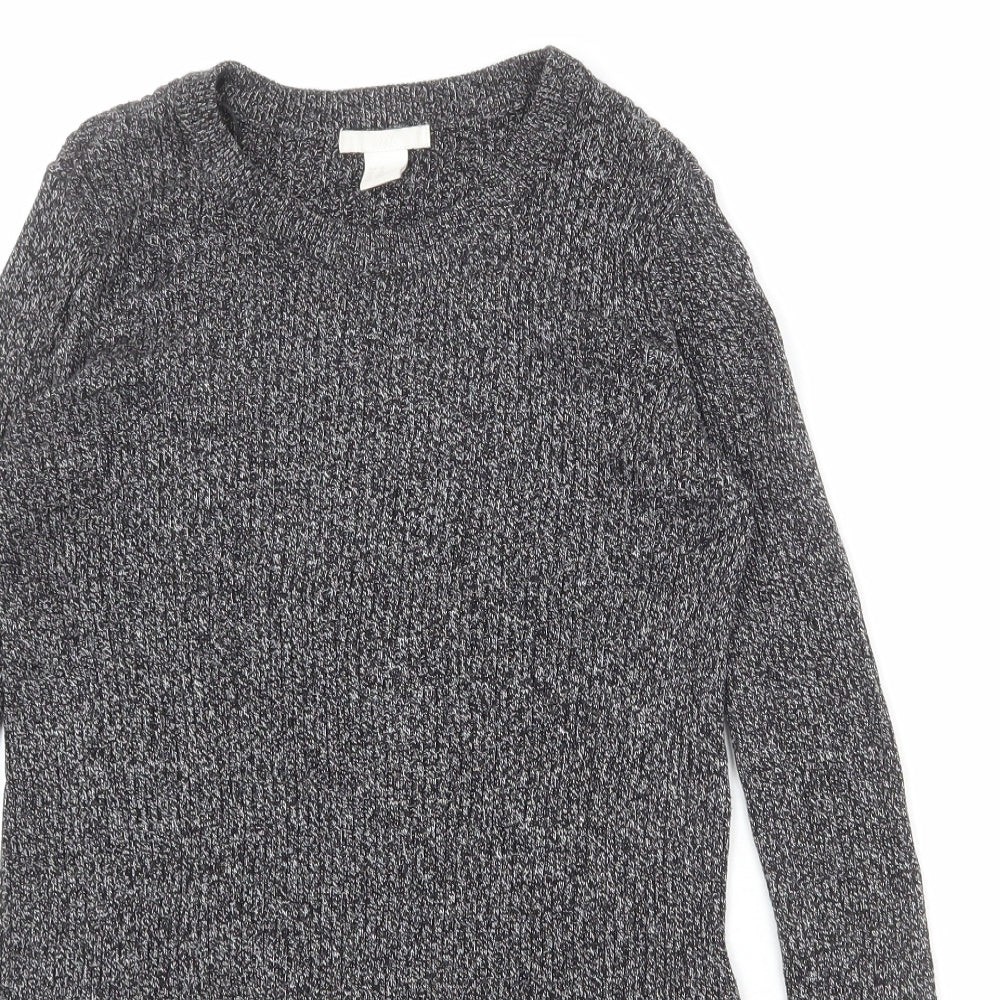 Womens UK Size XS H&M Grey Pullover Jumper