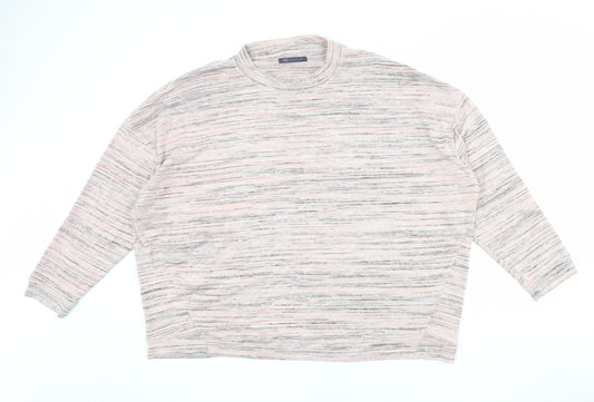 Womens UK Size 24 Marks and Spencer Pink Pullover Jumper