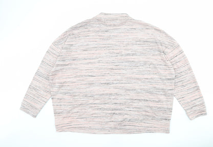 Womens UK Size 24 Marks and Spencer Pink Pullover Jumper