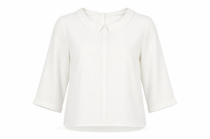 Womens UK Size 16 Phase Eight Ivory Basic Blouse