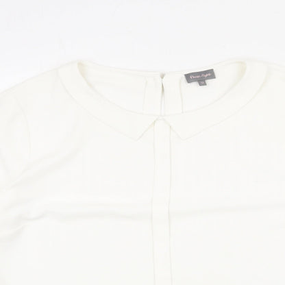 Womens UK Size 16 Phase Eight Ivory Basic Blouse