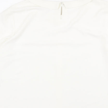 Womens UK Size 16 Phase Eight Ivory Basic Blouse