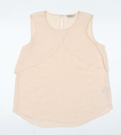 Womens UK Size 14 Marks and Spencer Pink Basic Tank