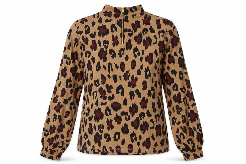 Womens UK Size S Oasis Brown Basic Blouse