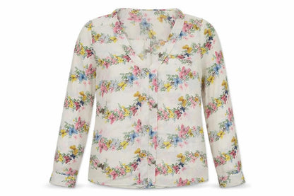 Womens UK Size 10 Oasis White Basic Blouse