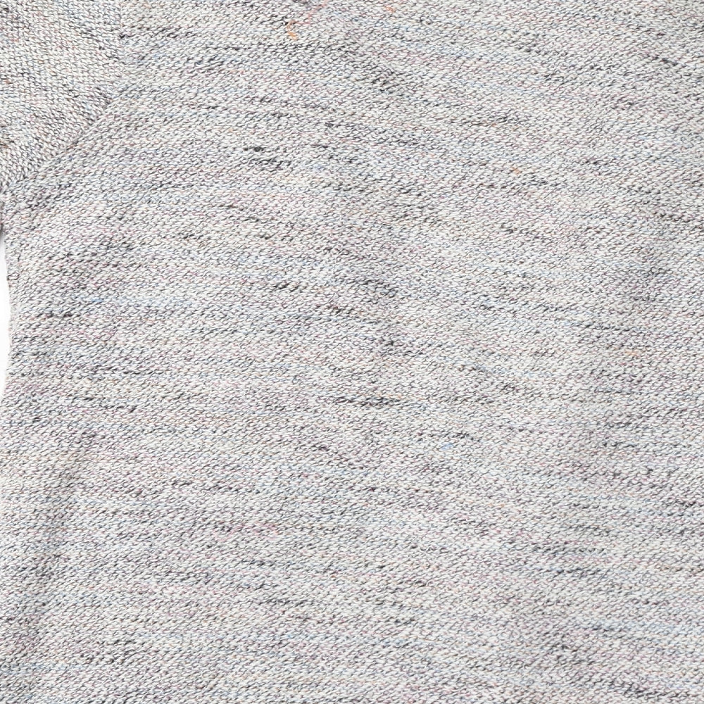 Womens UK Size 10 New Look Grey Cardigan Jumper