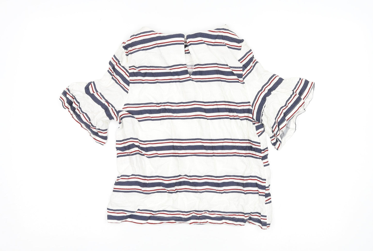 Womens UK Size 8 New Look Multicoloured Basic Blouse
