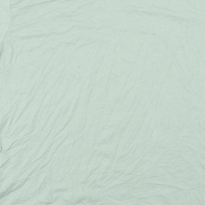 JACK & JONES Mens Green Cotton T-Shirt Size M Crew Neck - South Bay Local