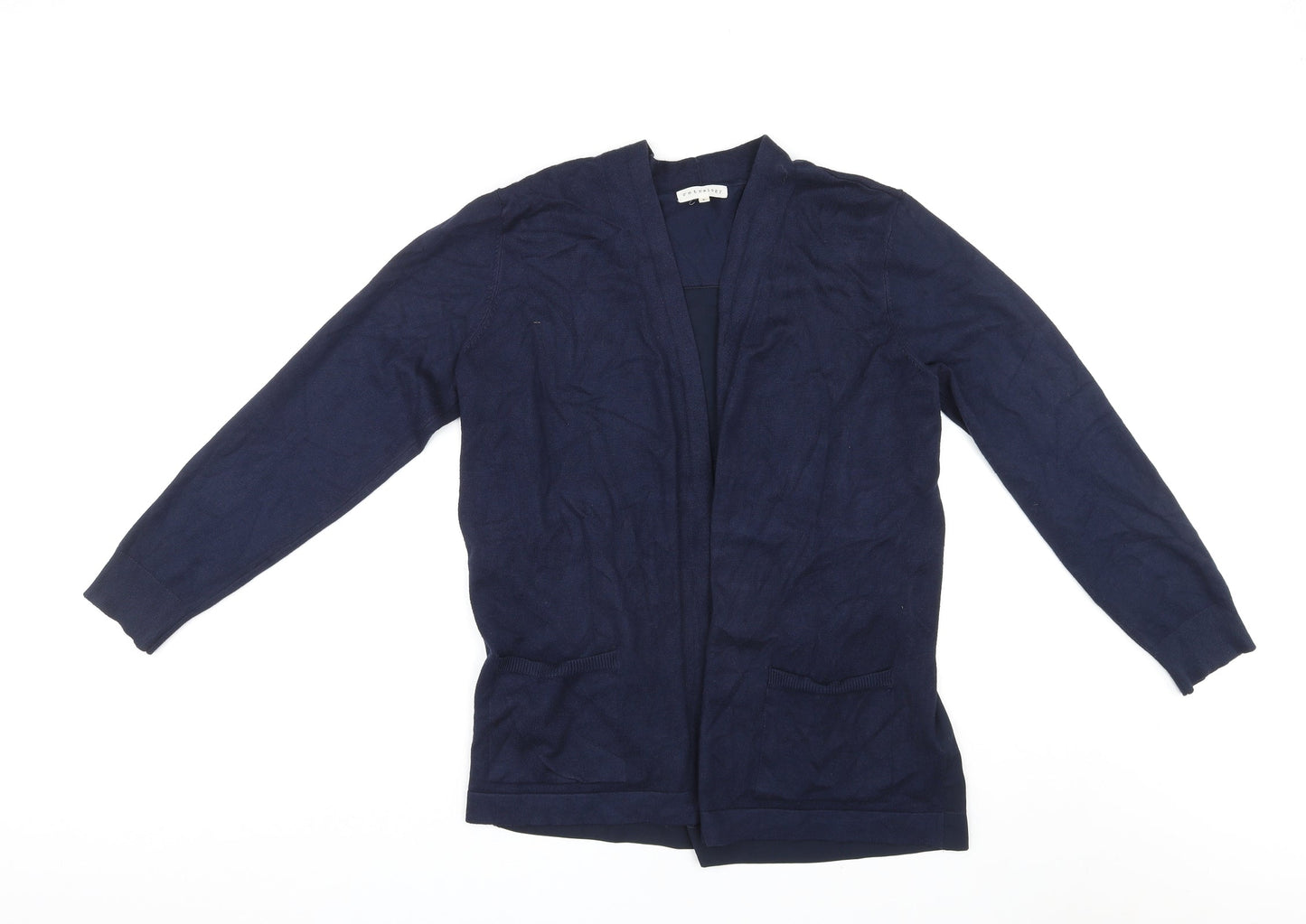 Womens UK Size L Retrology Blue Cardigan Jumper