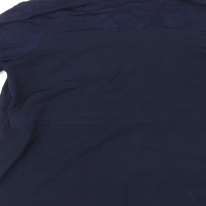 Womens UK Size L Retrology Blue Cardigan Jumper