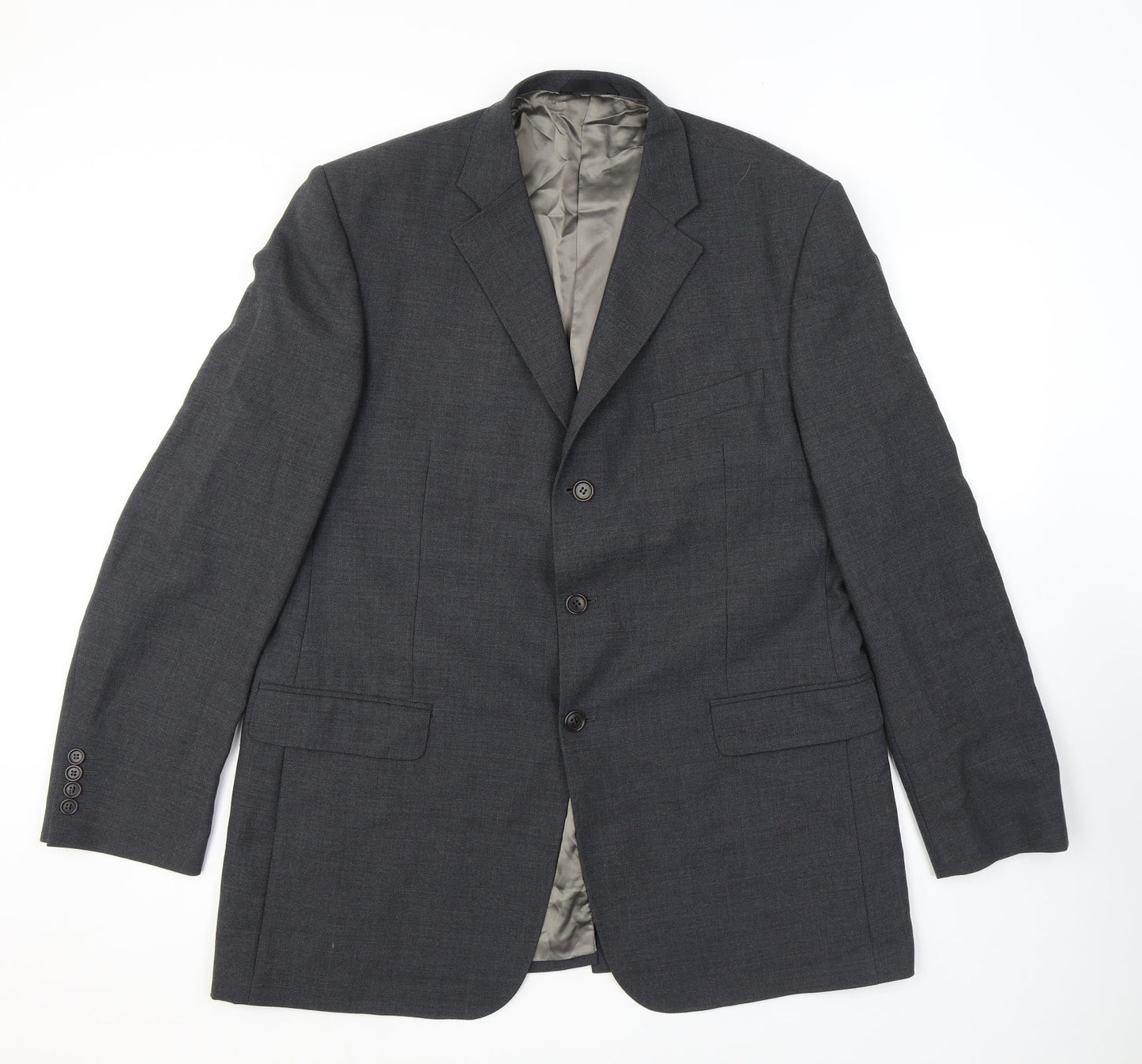 Mens UK Size 44 Marks and Spencer Regular Grey Suit Jacket