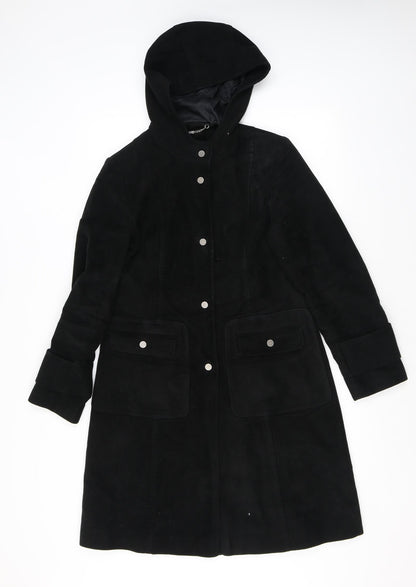 Womens UK Size 8 NEXT Black Parka Coat