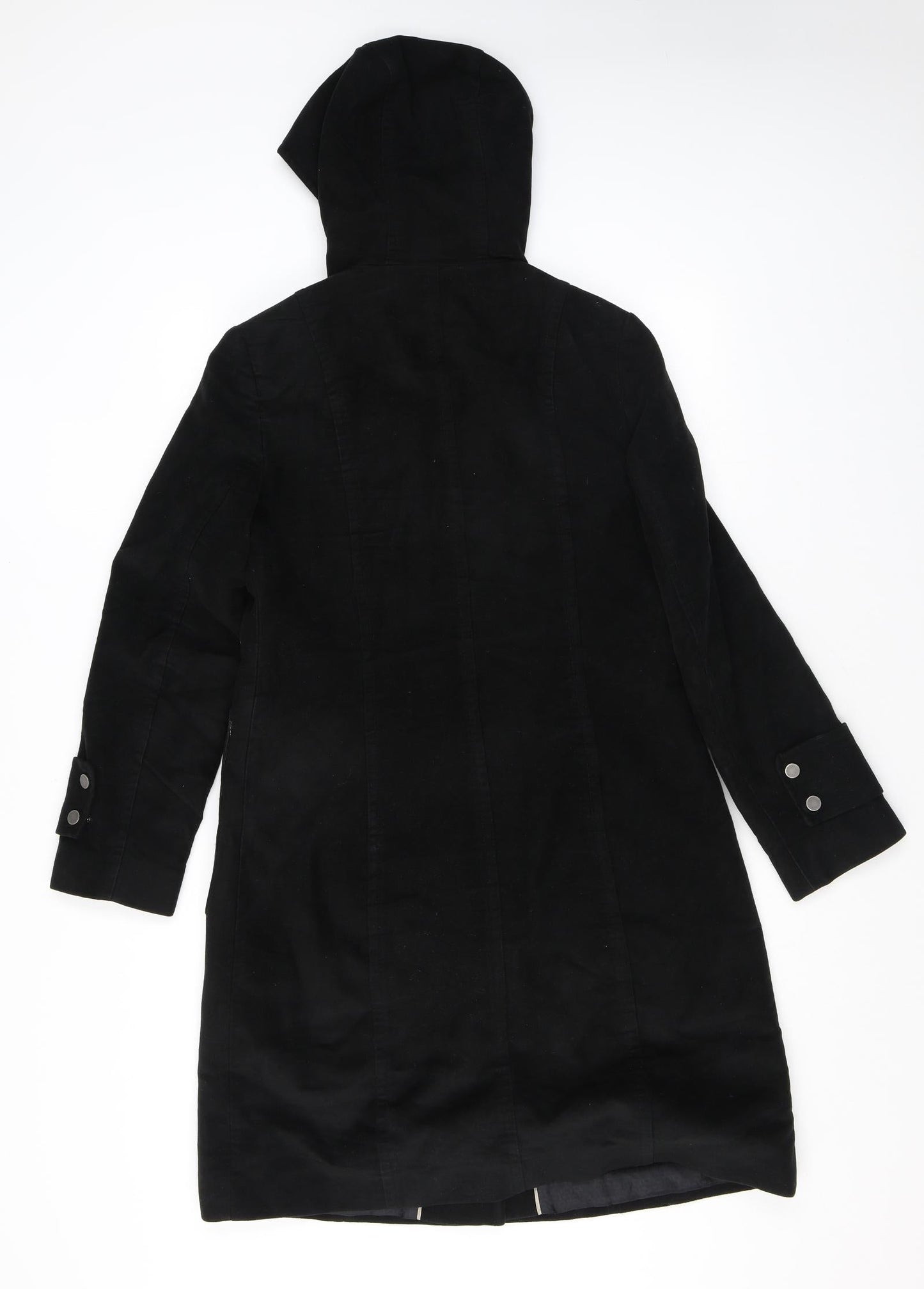 Womens UK Size 8 NEXT Black Parka Coat