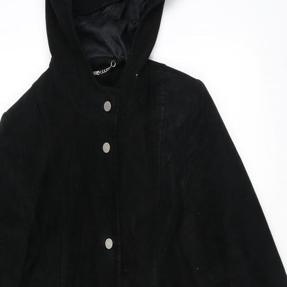 Womens UK Size 8 NEXT Black Parka Coat