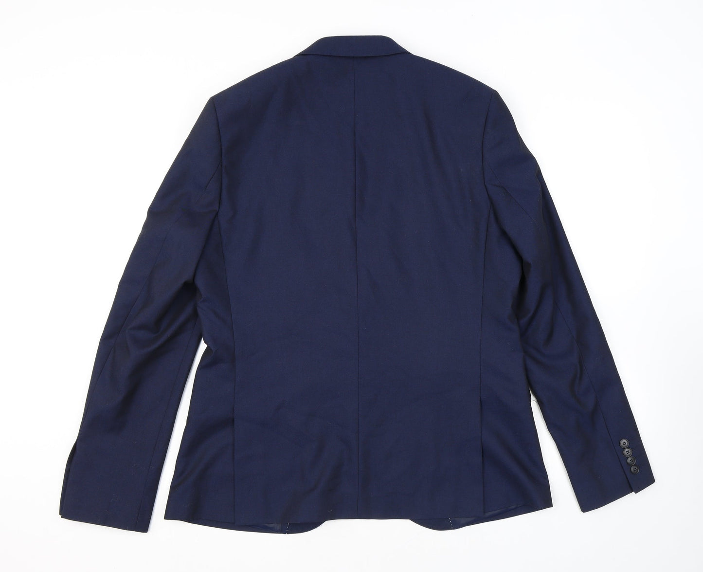 Mens UK Size 42 Topman Regular Blue Suit Jacket