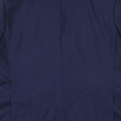 Mens UK Size 42 Topman Regular Blue Suit Jacket