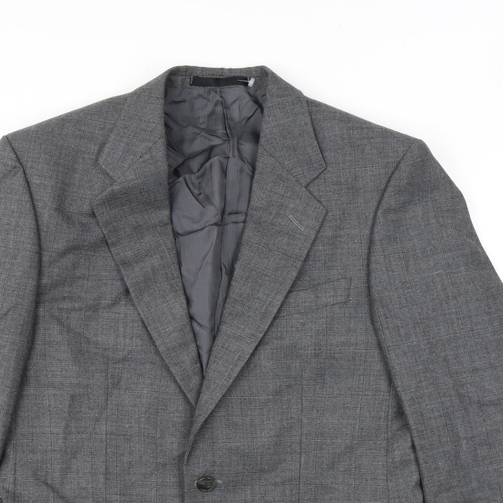 Mens UK Size 38 St Michael Regular Grey Suit Jacket