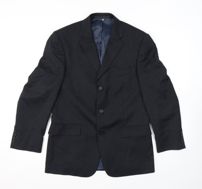 Mens UK Size 38 Marks and Spencer Regular Black Suit Jacket