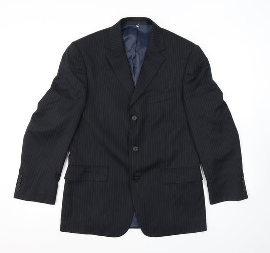 Mens UK Size 38 Marks and Spencer Regular Black Suit Jacket