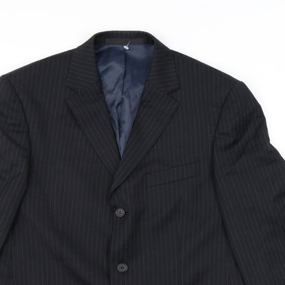 Mens UK Size 38 Marks and Spencer Regular Black Suit Jacket