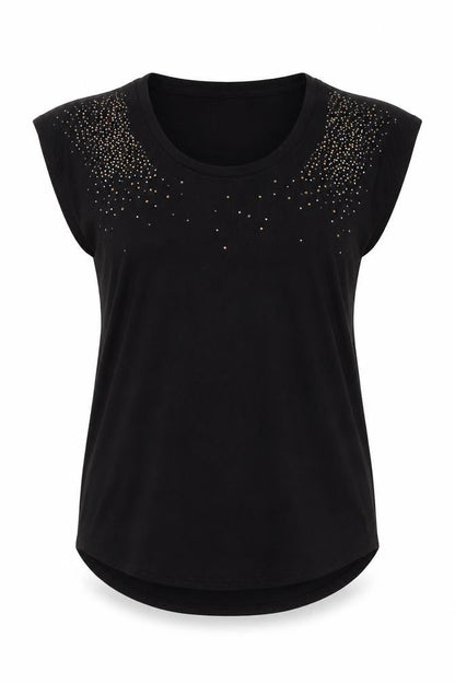 Womens UK Size 8 NEXT Black Basic T-Shirt