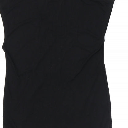 Womens UK Size 8 NEXT Black Basic T-Shirt
