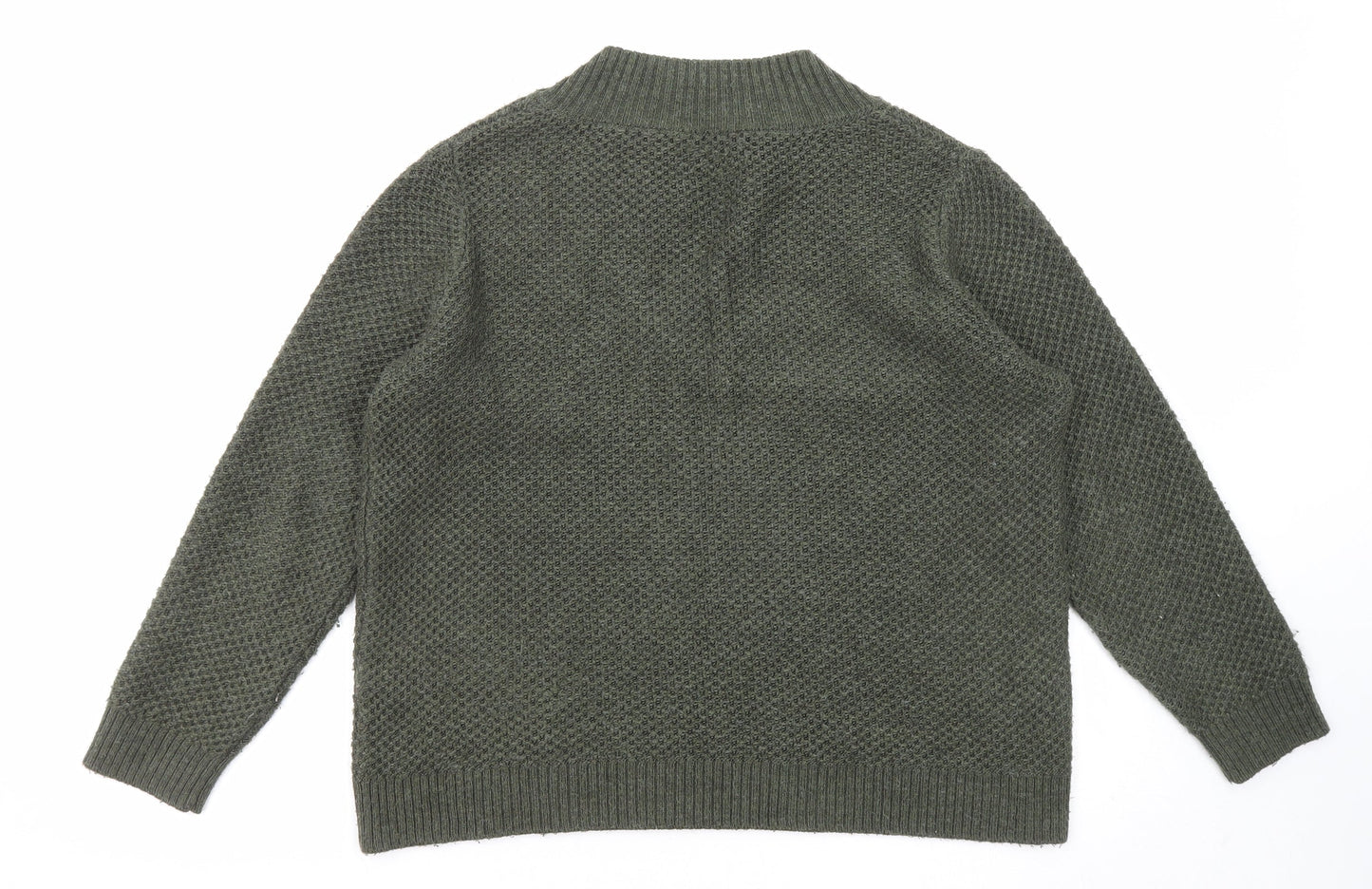 Womens UK Size M Marks and Spencer Green Pullover Jumper
