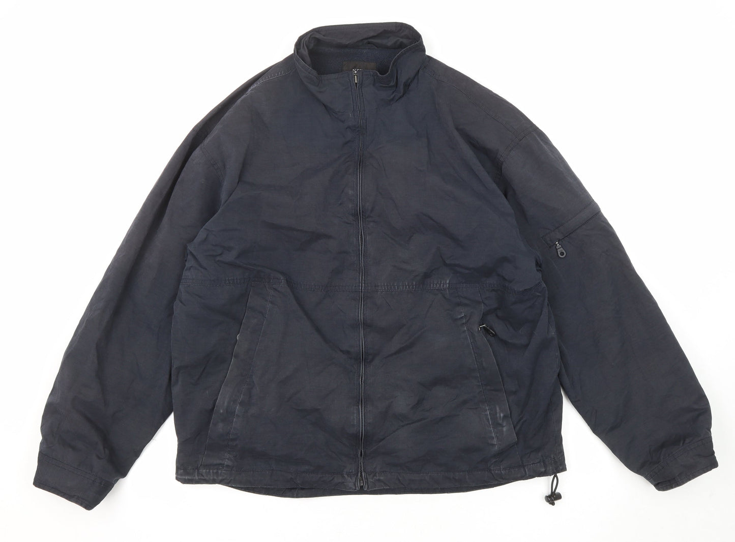 Mens UK Size M NEXT Black Windbreaker Coat