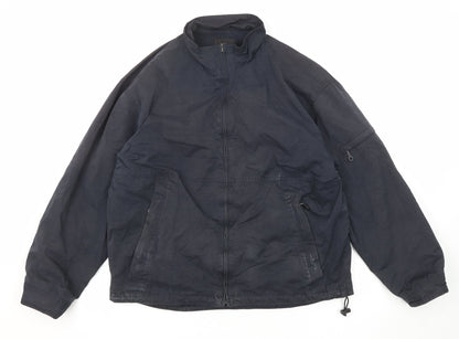 Mens UK Size M NEXT Black Windbreaker Coat