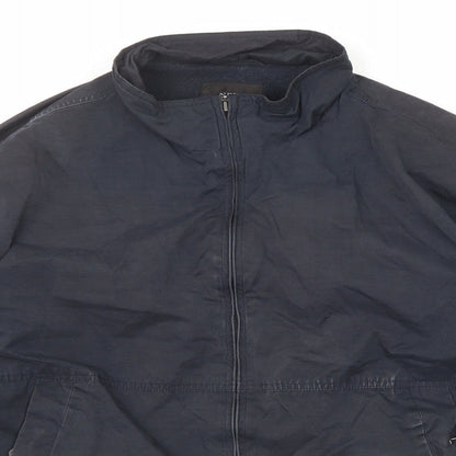 Mens UK Size M NEXT Black Windbreaker Coat