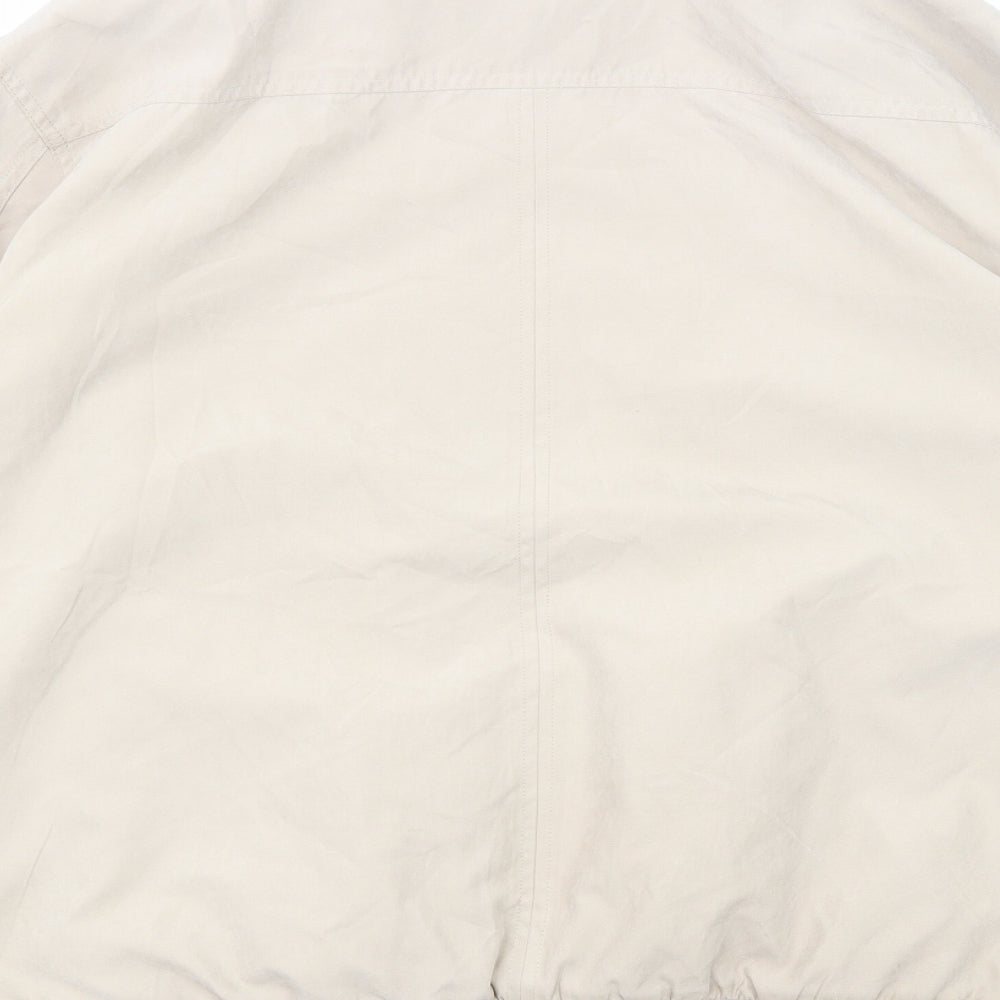 Mens UK Size XL Lincoln Beige Bomber Jacket