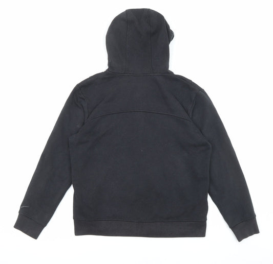 Womens UK Size 10 LA Gear Black Full Zip Hoodie