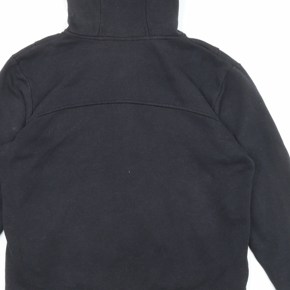 Womens UK Size 10 LA Gear Black Full Zip Hoodie