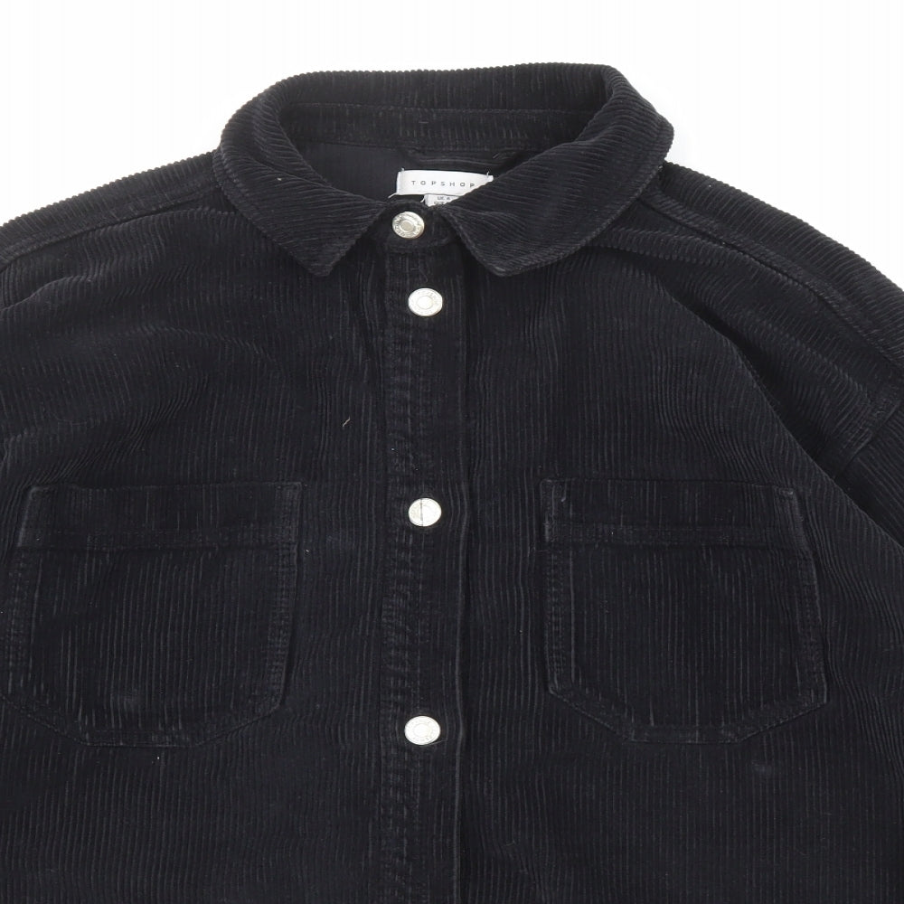Womens UK Size 6 Topshop Black Jacket